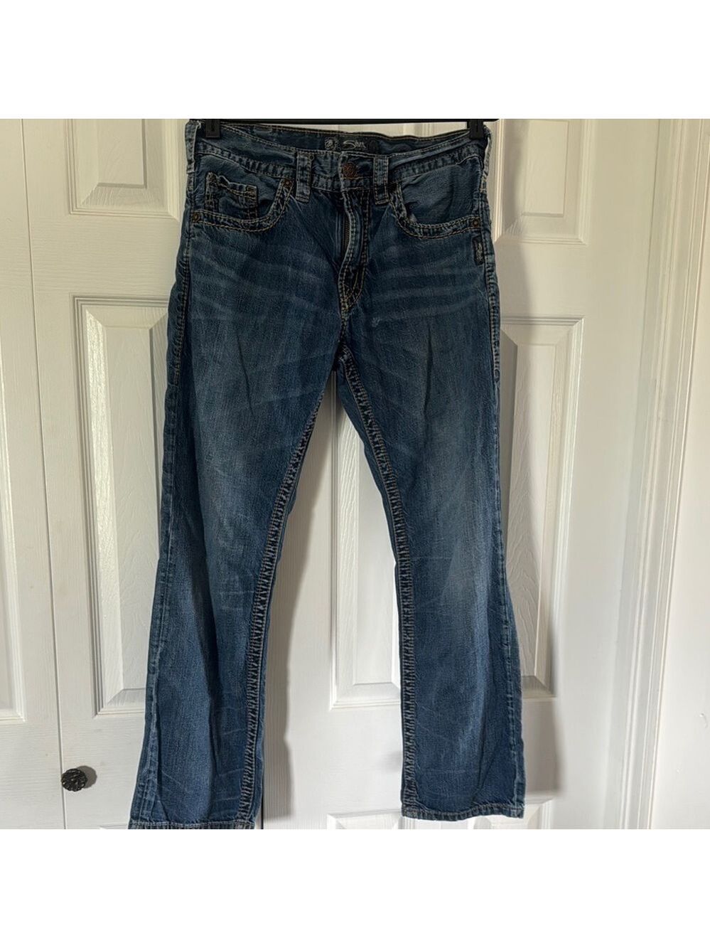 Silver Jeans Blue Straight-Leg Denim
